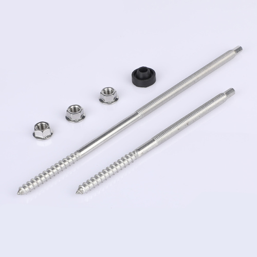 Kaba iplik paslanmaz çelik çift iplik cıvataları