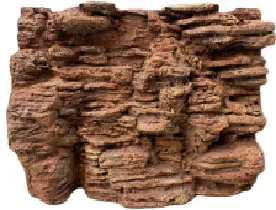 Desert style ecological tank landscaping board