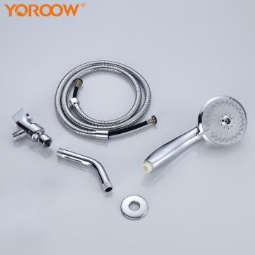 High-Pressure 5-Setting Rainfall Shower Handheld Combo with Filter