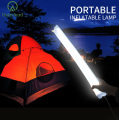 Mellor luz de campamento plegable inflable alimentada por USB