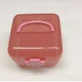 plastic simple square portable storage box