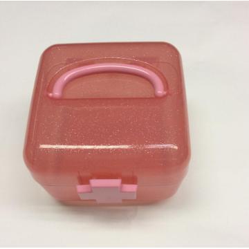 plastic simple square portable storage box