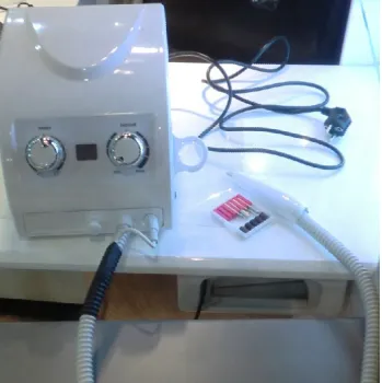 Best Electric Manicure Pedicure Nail Drill Polish Filling Vacuum Machine with Dust Bag Collection System