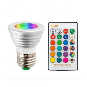 5W Color Changing Spot Light Bulb with Remote for Various Fixtures - Smart Dimmable LED Bulb