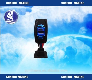 DC 12v/24v USB Socket for Marine/Mobile/Car/truck/motorcycle/RV