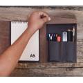 A5 Leather Spiral Bound Watercolor Travel Sketchbook