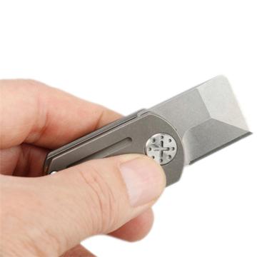 Mini Pocket Titanium Folding Knife with Multifunktion