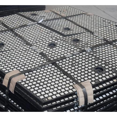 High Abrasion Resistant Lining Rubber ceramic chute lining ceramic rubber composite lining Supplier