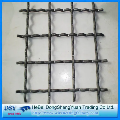 Hot Square Screening Galvanized Crimped Wire Mesh