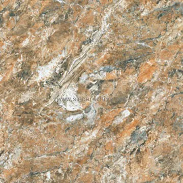 orange inkjet glazed porcelain building tile