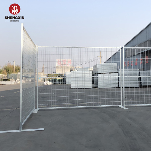 China Canada Market 6' x10'ft Construction Site Temporary Galvanized Fence Manufactory