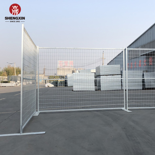 CA Temporary Fence Canada Market 6' x10'ft Construction Site Temporary Galvanized Fence Manufactory