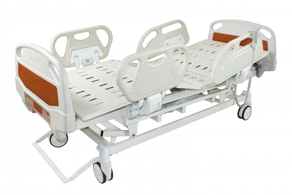 mobile electrically operated hospital bed
