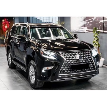 PP Matériau large kit de pare-chocs arrière avant avec calandre, phares, feux arrière, lèvre avant, lèvre arrière et rétroviseurs latéraux pour Lexus GX460 (2021)