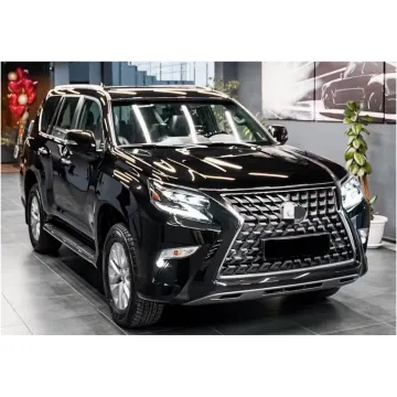 PP Material Wide Front Rear Bumper Kit with Grille, Headlights, Taillights, Front Lip, Rear Lip, and Side Mirrors for Lexus GX460 (2021)