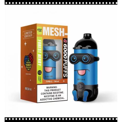 オリジナルのMesh-K 6000パフ使い捨てのVape卸売