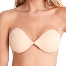 wireless bra push up sticky lace bra