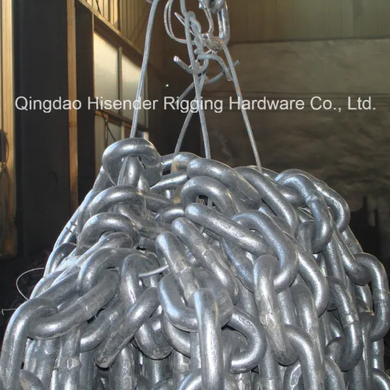 Anchor Chain Using for Lifting and Fishing Ship