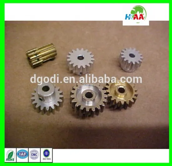 Customized CNC Machined Small Steel RC car Pinion Gear