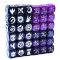 36pcs 12MM Abilities Keywords Counter Dice MTG Dice 1/+1 Counters Bulk Creature Stats Buff Tokens Dice Set (Multicolors)