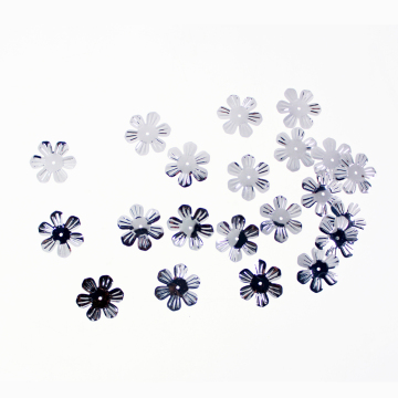 Silver Flower shape Sequin