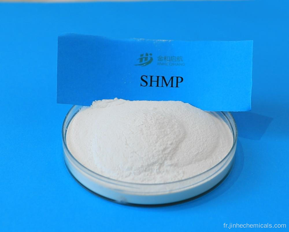 Additif alimentaire hexamétaphosphate de sodium SHMP 68%