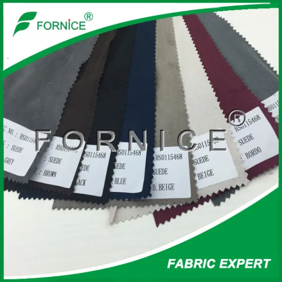 manufacture china warp knitted suede fabric for shoes upper