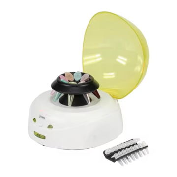 D1008 4-Color Palm Microhematocrit Centrifuge with Dual Start, 8000 RPM