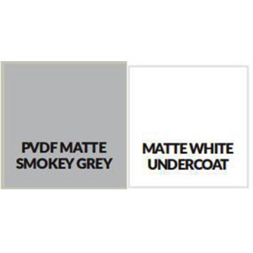 PVDF Matte Smokey Grey 2mm Thick Aluminum Sheet