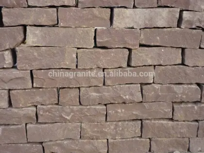 red sandstone tiles