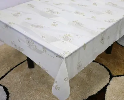 Printed pvc lace tablecloth by roll texas