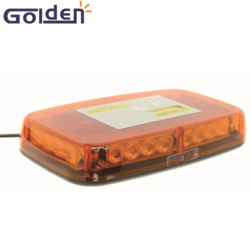 7 flash pattern Led mini amber warning lightbar with magnetic base
