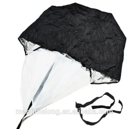 wholesale Speed Resistance Training Parachute Umbrella Running Chute Soccer Football Training Black Color