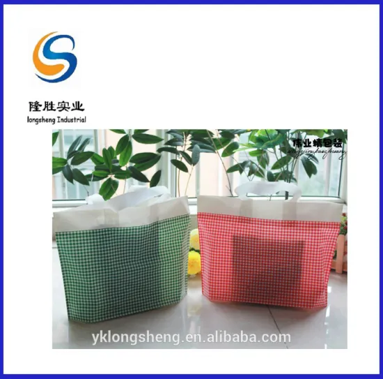 Hot sale Cheap semi-transparent garment shopping poly bag