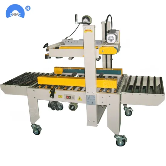 Top & Bottom drive belt carton box case tap sealer machine