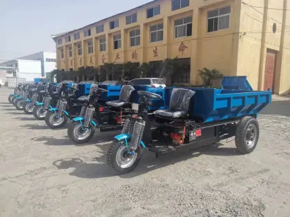 electric motor mini tricycle dumper