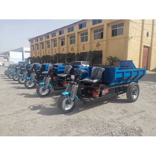 self-loading electric tricycle hydraulic dumper