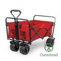 OuterLead Complapbable Detie Duty Beach Train Cart