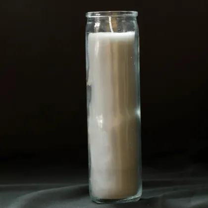 Paraffin Wax Candles Clear Glass 7 Day Candles
