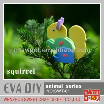 Hot selling 3D EVA DIY Assembling (without any tool) Toy
