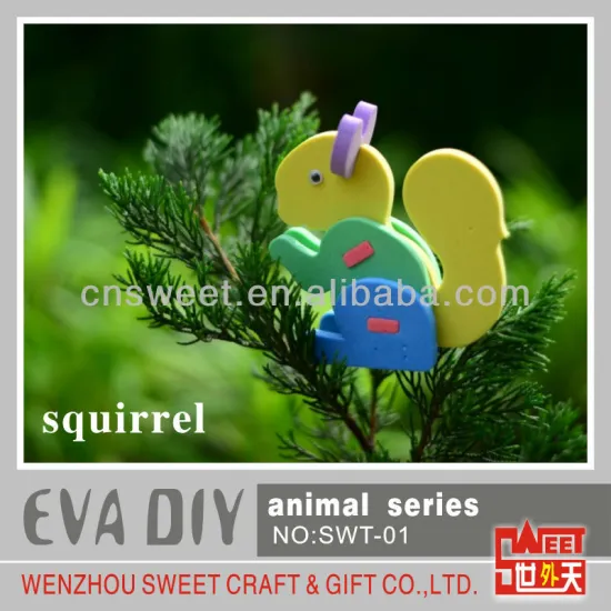 Hot selling 3D EVA DIY Assembling (without any tool) Toy