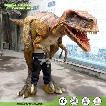Animatronic Walking with Dinosaur Costume