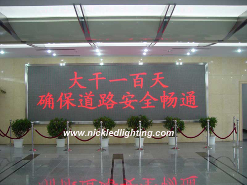 P4.75 Red Color Moving DOT Matrix LED Display Board