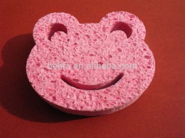 soild color smiling frog cellulose sponge,melamine sponge,foam sponge
