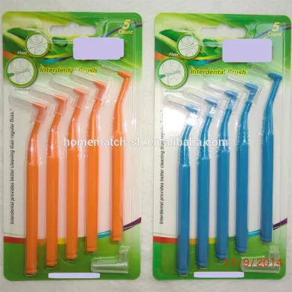 Angle Interdental Brush Toothpick, interproximal toothbrush