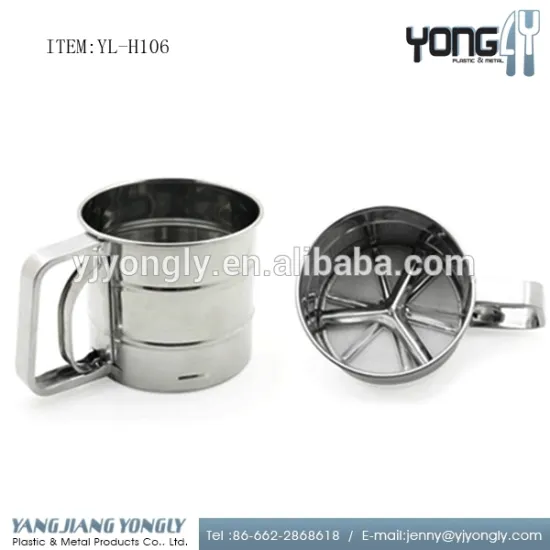 Stainless steel baking sifter/flour sieve/flour sifter