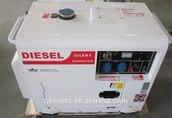 Portable Diesel Generator 5KW Genset For South Africa