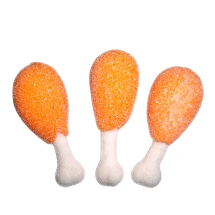 Delicious handmade drumstick chicken leg shape marshmallow candy