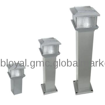 Solar Bollard Lights with 4pcs LED more compact and easy to use