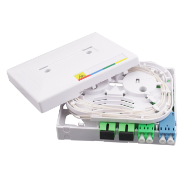 4 पोर्ट SC SX FTTH दीवार आउटलेट सॉकेट